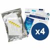 StandardCheck R2A Dental Unit Waterline Test Kit - Annual Kit, Year Supply of 16-Vial Kits