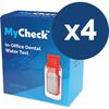 MyCheck In-Office Dental Unit Waterline Screening Paddles - Annual Kit, Year Supply of 8-Paddle Cartons