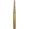 Alpen Multi-Use Multilayer Diamond Instruments – FG, Coarse, Green, Round Edge Taper, # 847R, 5/Pkg - 1.8 mm Head Diameter, 8 mm Head Length