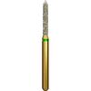 Instruments diamantés multicouches à usage multiple Alpen – FG, gros grain, vert, cylindre biseauté, 5/emb.