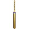 Alpen Multi-Use Turbocut Diamond Instruments – FG, Medium, Blue, Round End Cylinder, 5/Pkg - # 881T, 1.4 mm Head Diameter, 8 mm Head Length