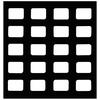 Patterson® Film Mount Charts – EZ-View Masked X-ray Mounts, Green - 22-7890