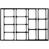Patterson® Film Mount Charts – EZ-View Masked X-ray Mounts, Black - 21-8142