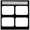 Patterson® Film Mount Charts – EZ-View Masked X-ray Mounts, Black - 21-6045