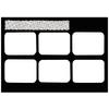 Patterson® Film Mount Charts – EZ-View Masked X-ray Mounts, Black - 21-6061