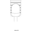 Lift-Control Bone Raising System – Trephine Burs 229RF, Long, RA - Bur #229RF-075-RAL, 7.5 mm Diameter