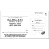 Tooth Sticker Appointment Card, White, 3-1/2" W x 2" H, 500/Pkg
