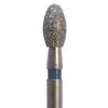 Diamond Instruments – FG, Medium, Blue, Football - Round, 833-023-FG, 2.3 mm Head Diameter, 4.2 mm Head Length, 5/Pkg