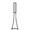 High-Speed Carbide Burs – FG, Flat End Cylinder, #56, 0.9 mm Diameter, 3.8 mm Length, 5/Pkg
