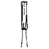 Standard Operatory Carbide Burs – FG - Straight Fissure Flat End, # 58, 1.2 mm Diameter, 3.8 mm Length, 100/Pkg