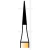 Alpen® Carbide Trimming & Finishing Burs, FG - Tapered 12 Flutes, # 7702, 1.0 mm Diameter
