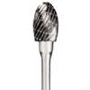 Abbott-Robinson® Tungsten Carbide Burs – HP, 1/Pkg - Egg/Oval Dual Cut, # 52C