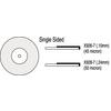 Thin-Flex® Diamond Discs – Single-Sided without Mandrel, 7/8" Diameter - 0.10 mm Thick, 45 Microns, Size 926-7