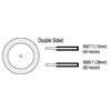 Thin-Flex® Diamond Discs – Double-Sided without Mandrel, 7/8" Diameter, Each - 0.28 mm Thick, 50 Microns, Size 929-7