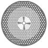 NTI® Superflex Diamond Discs – HP, 1/Pkg - Double Sided, Medium, Gray, # 934, 22.00 mm Diameter, 0.20 mm Thickness