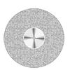 NTI® Interflex Diamond Discs – HP, Medium, Gray, 1/Pkg - Single Sided, # 945, 10.00 mm Diameter, 0.15 mm Thickness
