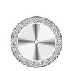 NTI® Interflex Diamond Discs – HP, Medium, Gray, 1/Pkg - Double Sided, # 943, 8.00 mm Diameter, 0.15 mm Thickness