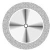 NTI® Superflex Diamond Discs – HP, 1/Pkg - Double Sided, Fine, Yellow, # 911HEF, 22.00 mm Diameter, 0.14 mm Thickness