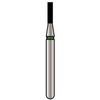 Alpen® x1 Single Use Diamond Burs – FG, Coarse, Green, 25/Pkg - Cylinder Flat End, # 835, 1.0 mm Diameter, 4.0 mm Length
