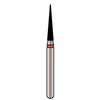 Alpen® x1 Single Use Diamond Burs – FG, Fine, Red, 25/Pkg - Cone Pointed End, # 858, 1.4 mm Diameter, 8.0 mm Length