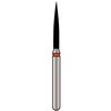Alpen® x1 Single Use Diamond Burs – FG, Fine, Red, 25/Pkg - Flame, # 863, 1.2 mm Diameter, 10.0 mm Length