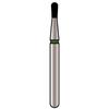 Alpen® x1 Single Use Diamond Burs – FG, Coarse, Green, 25/Pkg - Pear, # 830, 1.2 mm Diameter, 2.7 mm Length