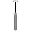 Alpen® x1 Single Use Diamond Burs – FG, Fine, Red, 25/Pkg - Cylinder Modified Flat End, # 837R, 1.4 mm Diameter, 8.0 mm Length
