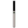 Alpen® x1 Single Use Diamond Burs – FG, Coarse, Green, 25/Pkg - Cylinder Flat End, # 837, 1.6 mm Diameter, 8.0 mm Length