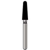 Alpen® x1 Single Use Diamond Burs – FG, Super Coarse, Black, 25/Pkg - Large Tapered Round End, # 856, 2.4 mm Diameter, 7.0 mm Length