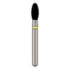 Alpen® x1 Single Use Diamond Burs – FG, Extra Fine, Yellow, 25/Pkg - Egg, # 379, 2.3 mm Diameter, 5.0 mm Length