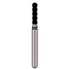 Alpen® x1 Single Use Diamond Burs – FG, 25/Pkg - Coarse, Green, Gross Reduction Cylinder, # 6051, 1.7 mm Diameter, 8.0 mm Length
