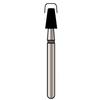 Alpen® x1 Single Use Diamond Burs – FG, 25/Pkg - Medium, Gray, Large Tapered Modified Flat End, # 845R, 2.5 mm Diameter, 4.0 mm Length
