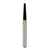 Alpen® x1 Single Use Diamond Burs – FG, Extra Fine, Yellow, 25/Pkg - Tapered Round End, # 856, 1.6 mm Diameter, 8.0 mm Length