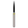 Alpen® x1 Single Use Diamond Burs – FG, Extra Fine, Yellow, 25/Pkg - Flame, # 863, 1.2 mm Diameter, 10.0 mm Length