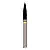 Alpen® x1 Single Use Diamond Burs – FG, Extra Fine, Yellow, 25/Pkg - Flame, # 862, 1.6 mm Diameter, 8.0 mm Length