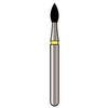 Alpen® x1 Single Use Diamond Burs – FG, Extra Fine, Yellow, 25/Pkg - Football, # 368, 1.6 mm Diameter, 3.5 mm Length