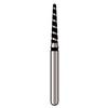 Alpen® x1 TurboCut™ Single Use Diamond Burs – FG, Super Coarse, Black, 25/Pkg - Tapered Round End, # 856, 1.4 mm Diameter, 8.0 mm Length