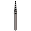 Alpen® x1 TurboCut™ Single Use Diamond Burs – FG, Super Coarse, Black, 25/Pkg - Tapered Round End, # 856, 1.6 mm Diameter, 8.0 mm Length
