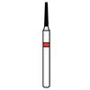 Patterson® Diamond Bur Instruments – FG Standard, 1/Pkg - Fine, Red, Cone Round End, # 849, 1.0 mm Diameter