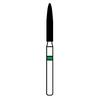 Patterson® Diamond Bur Instruments – FG Standard, 1/Pkg - Coarse, Green, Flame Point End, # 863, 1.8 mm Diameter