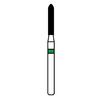 Patterson® Diamond Bur Instruments – FG Standard, 1/Pkg - Coarse, Green, Cone Round End, # 868, 1.4 mm Diameter