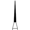 Diamond Instruments – FG, Fine, Red, Needle, Point End - 859F-010-FG, 1.0 mm Head Diameter, 10.0 mm Head Length, 5/Pkg