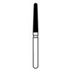 Midwest® Diamonds – FG - Super Coarse, Black, Taper Long Round End, # 850, 1.8 mm Diameter, 10.0 mm Length, 5/Pkg