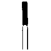 Robot® Point Diamond Burs – FG, 6/Pkg - Medium, White, Cylinder, # 110, 1.5 mm Diameter, 7.0 mm Length