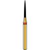 Alpen® Multi Use Diamond Burs – FG, Needle - Extra Fine, Yellow, Esthetic Finishing, # 135, 1.4  mm Diameter, 9.0  mm Length, 5/Pkg