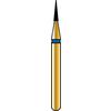 Alpen® Multi Use Diamond Burs – FG, Extra Fine, Yellow, Flame - # 853, 0.8  mm Diameter, 3.5  mm Length, 5/Pkg