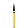 Alpen® Multi Use Diamond Burs – FG, Extra Fine, Yellow, Flame - # 858, 1.2  mm Diameter, 8.0  mm Length, 5/Pkg