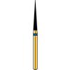 Alpen® Multi Use Diamond Burs – FG, Extra Fine, Yellow, Flame - # 859, 1.4  mm Diameter, 10.0  mm Length, 5/Pkg