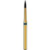 Alpen® Multi Use Diamond Burs – FG, Extra Fine, Yellow, Flame - # 889, 0.9  mm Diameter, 3.5  mm Length, 5/Pkg