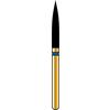 Alpen® Multi Use Diamond Burs – FG, Extra Fine, Yellow, Flame - # 863, 1.6  mm Diameter, 10.0  mm Length, 5/Pkg